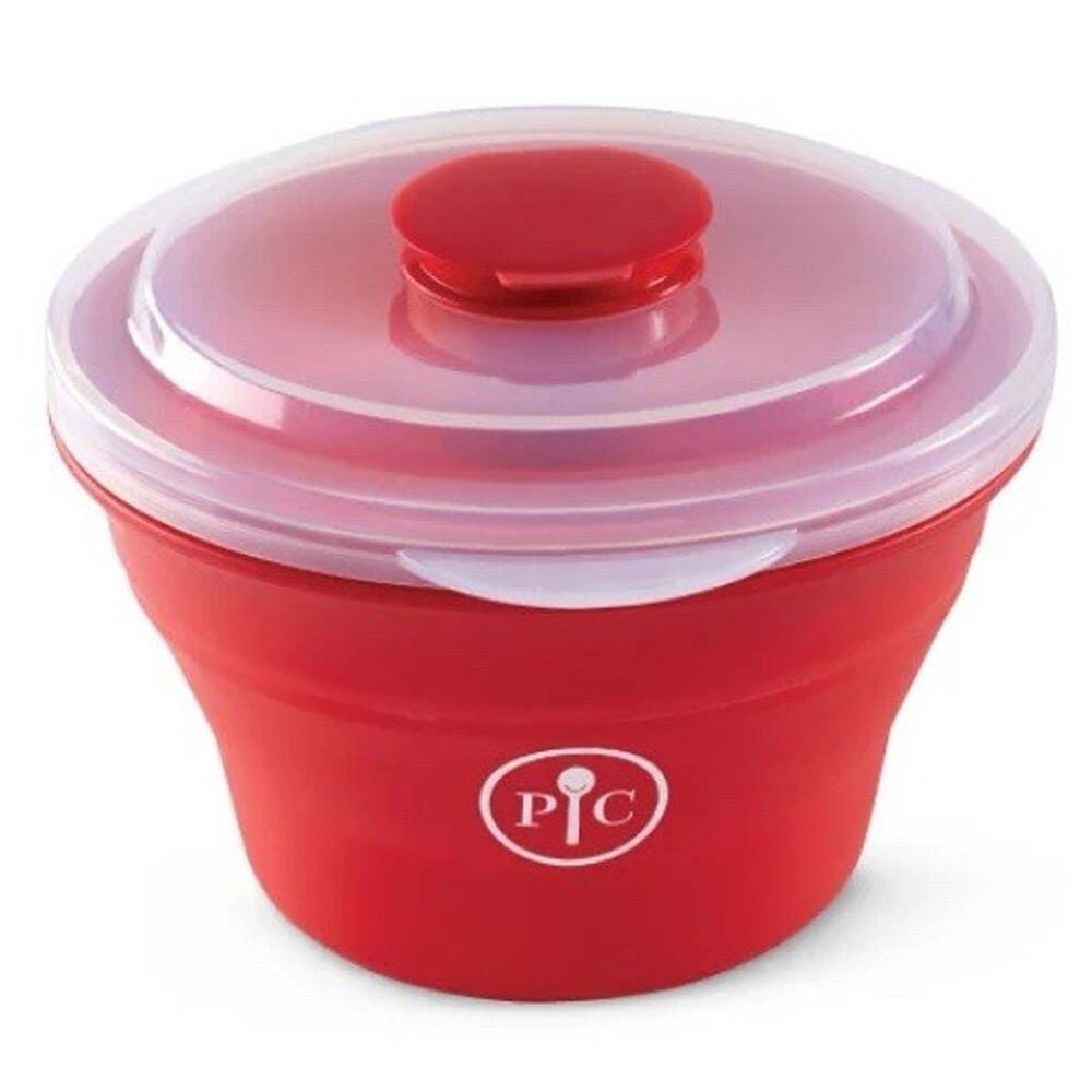 Pampered Chef Family-Size‎ Microwave Popcorn Maker Red Popper New Sealed 1457